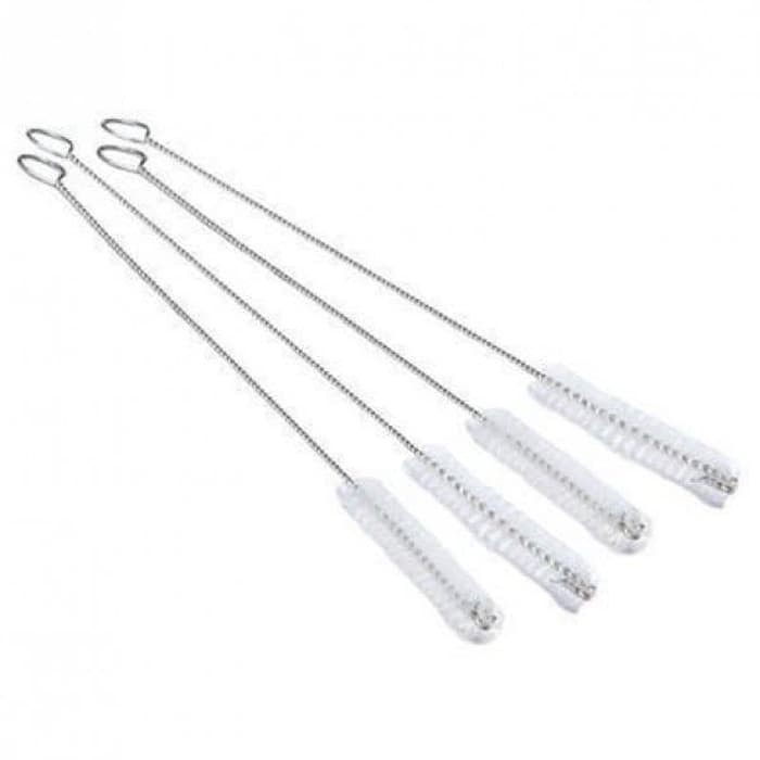 PA Sikat Sedotan Stainless Steel Brush Straw Stain Less Bengkok Lurus PR050