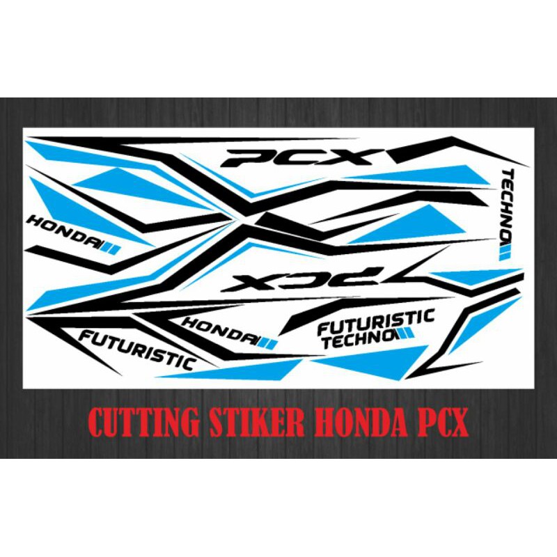 stiker variasi motor pcx