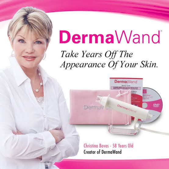 COD ✅ Dermawand DERMA WAND Pengencang Wajah Setrika Wajah untuk Kecantikan penghalus Wajah Dermawan  ALAT KECANTIKAN Skin care facial AS SEEN ON TV Penghilang keriput BOX PUTIH