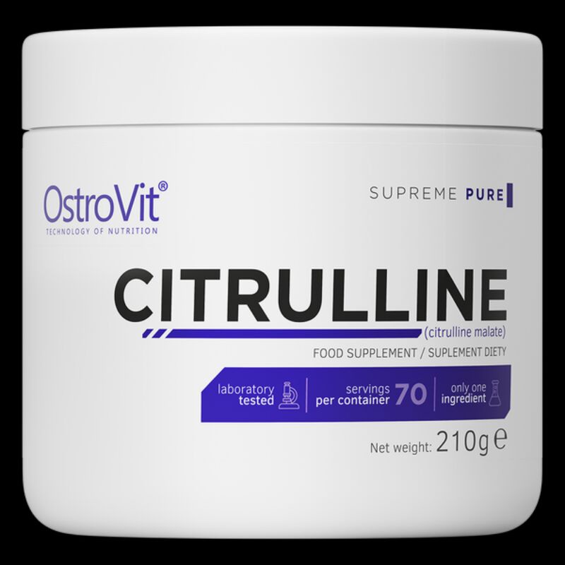 OSTROVIT 210g Suplemen Fitnes CITRULLINE Kekuatan Otot Pembakar Lemak Vitalitas