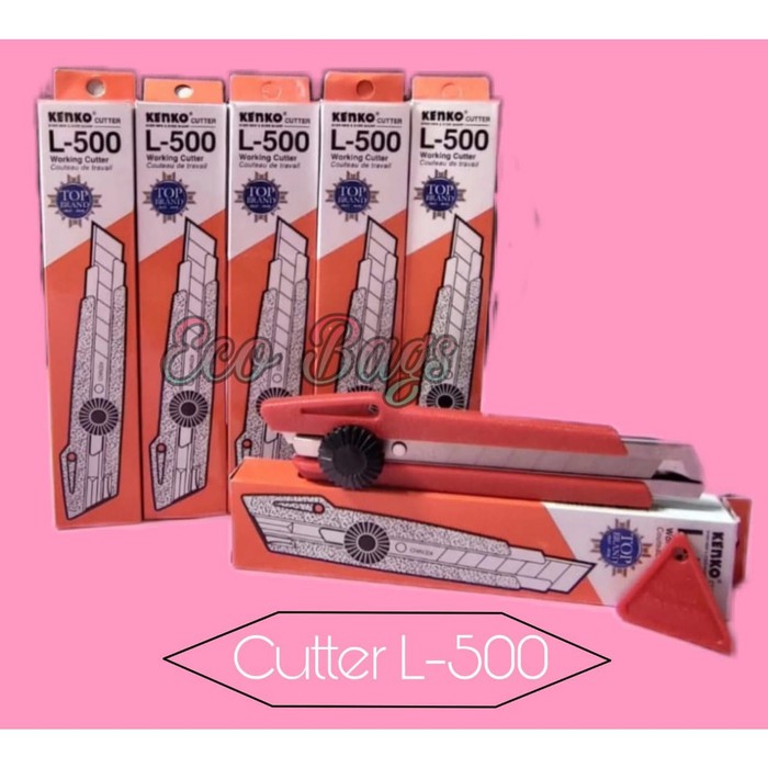 

Cutter Besar Kenko L500 / Pisau Cutter L-500 / Cutter Besar L-500