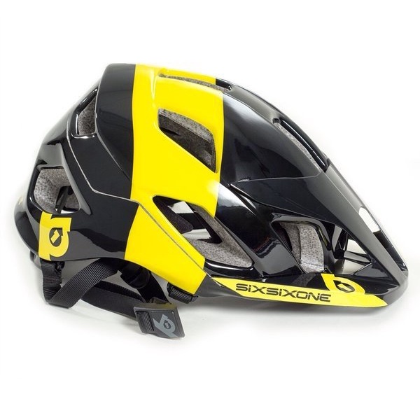 SALE Helmet MTB Helm Sepeda 661 SixSixOne Six Six One EVO AM Black Yellow Hitam Kuning