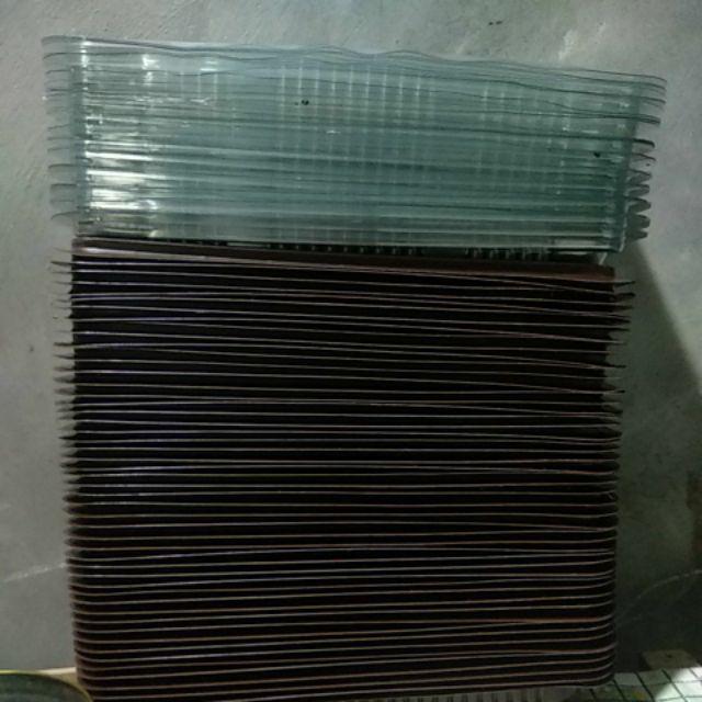 Mika Brownies M Tanggung 50pcs Pack Tray Box Sushi Kotak Brownies Sedang Medium Surabaya