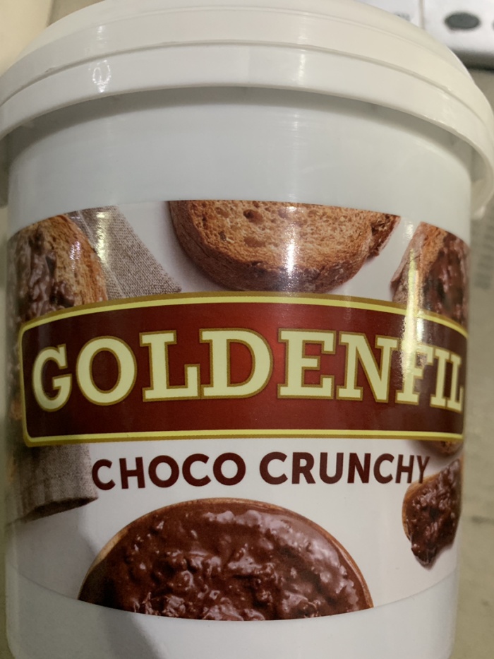 

Goldenfil Choco crunch 1 kg pail / chocolate selai coklat
