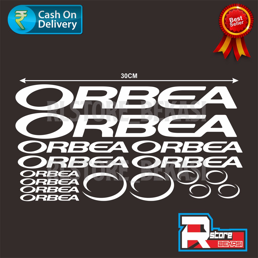 CUTTING STIKER DECAL FRAME SEPEDA ORBEA 16PCS