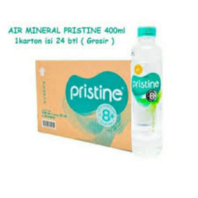 Jual Pristine 8+ Water 600ml 24 botol - air minum pristine - air alkali ...