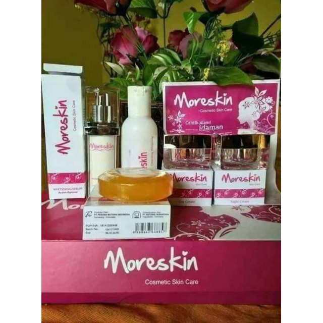 [MORESKIN] MORESKIN PINK ORIGINAL NASA PAKET MORESKIN SKINCARE