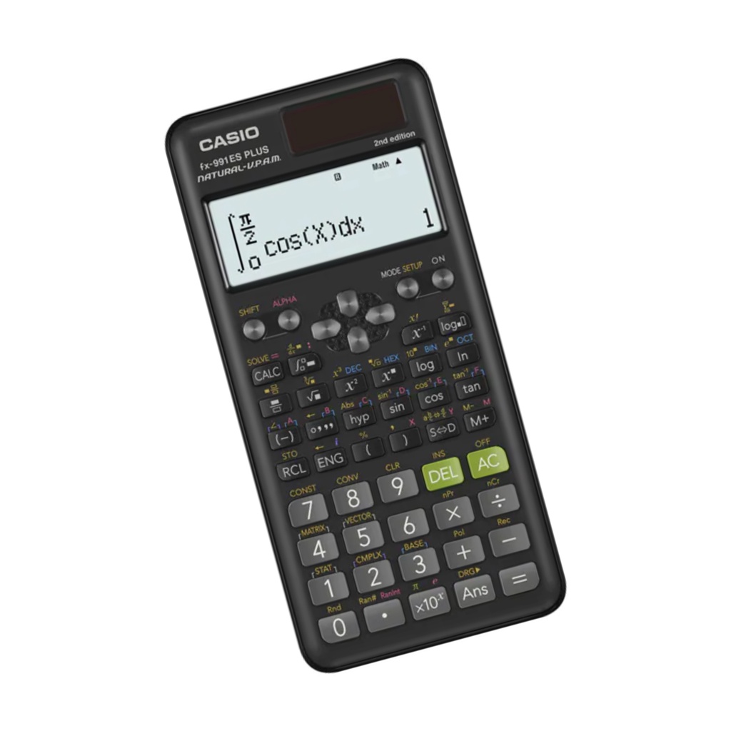 

CASIO FX-991ES Plus2 - Kalkulator Sekolah/Kuliah - Scientific/Saintifik - 417 fungsi
