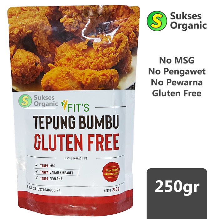

MURAH Tepung Bumbu Ayam Goreng Gluten Free No MSG | 250gr | Fits