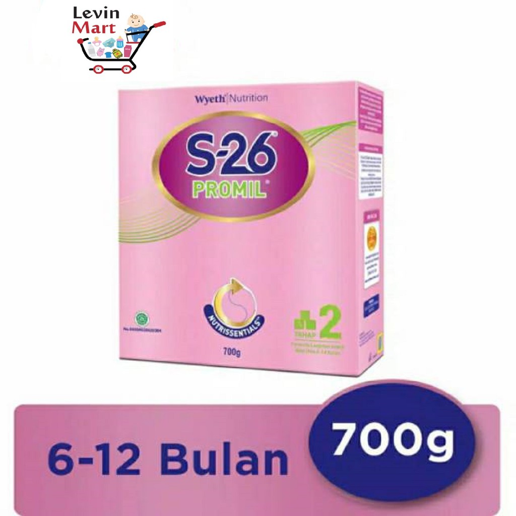 S26 PROMIL 2 SUSU FORMULA BAYI USIA 6-12 BULAN KEMASAN 700 GRAM/S-26 PROMIL 2 SUSU ANAK 6-12 BULAN