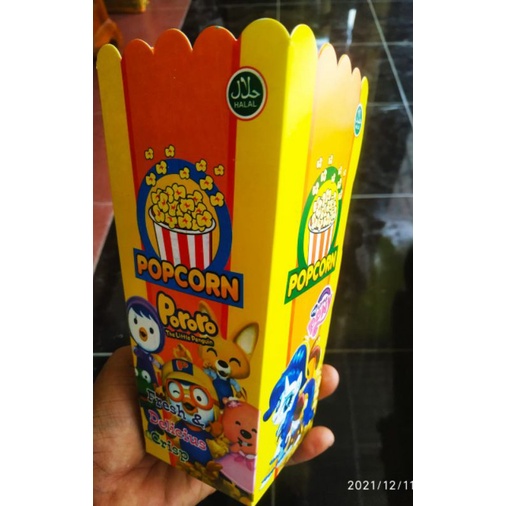 

box jagung popcorn jumbo 19x9x8 isi 50 lembar
