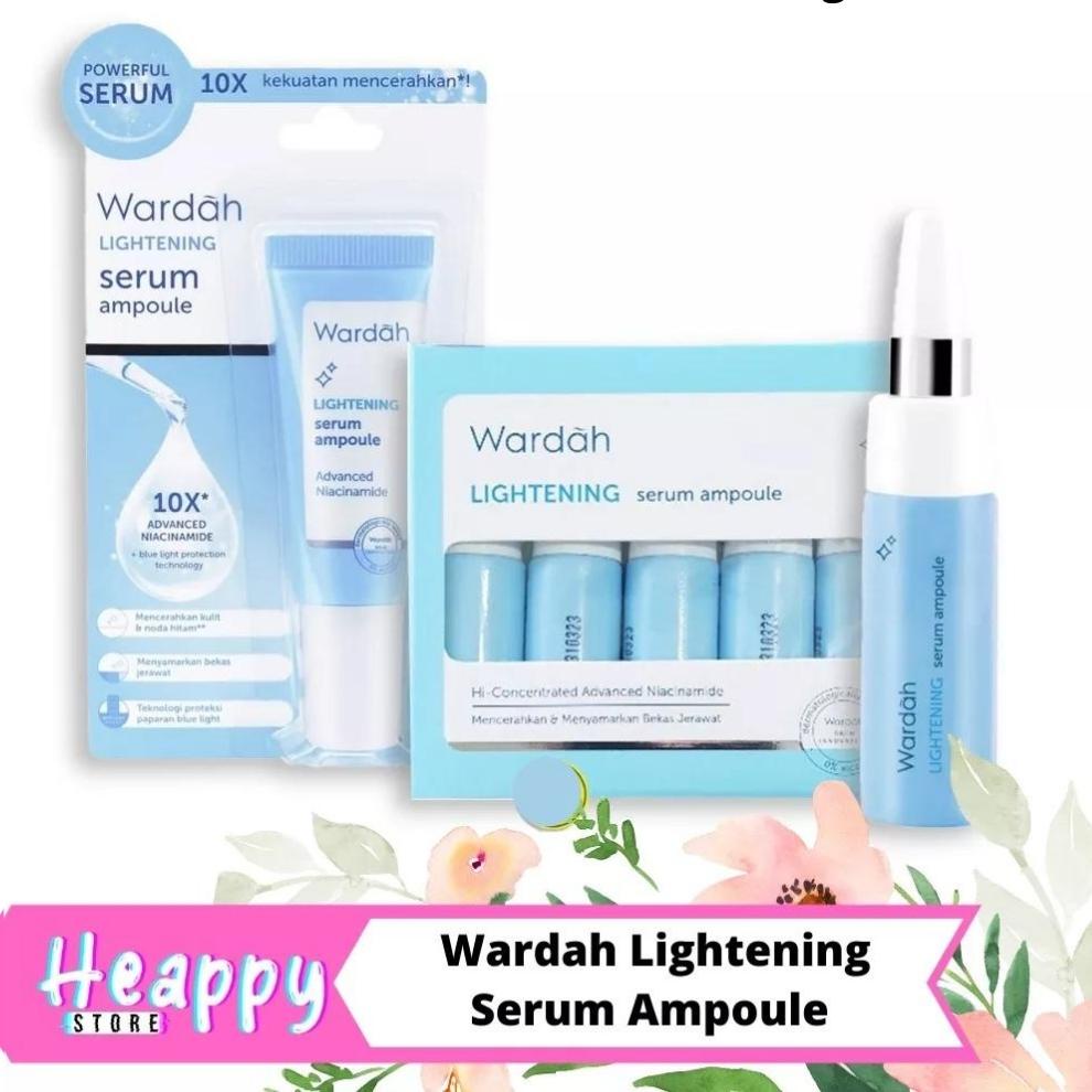 Wardah Lightening Serum Ampoule - Facial Serum Pemutih Wajah