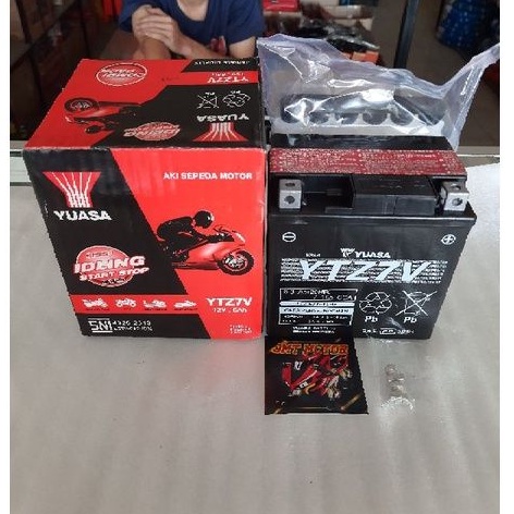 Aki kering Yuasa YTZ7V Motor NMAX Aerox CBR 250 Satria fu injeksi