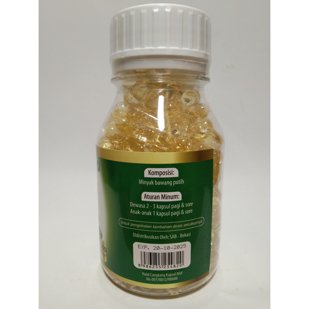 Kapsul Garlic Oil Organic isi 200 kapsul | SAB