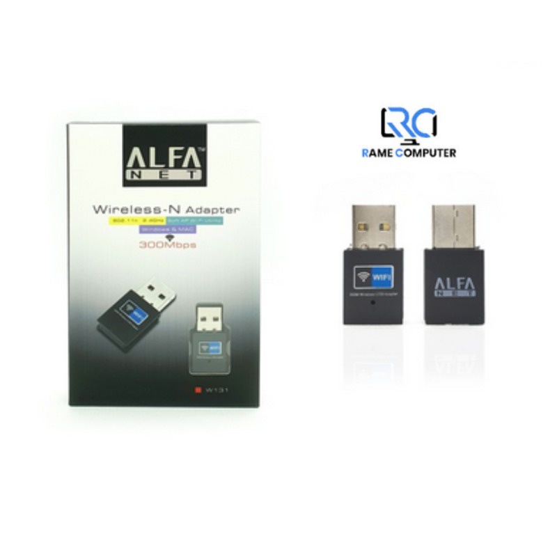 USB WIFI ALFA W131 / WIRELESS N-ADAPTER 802.11N 2.4 GHZ W131