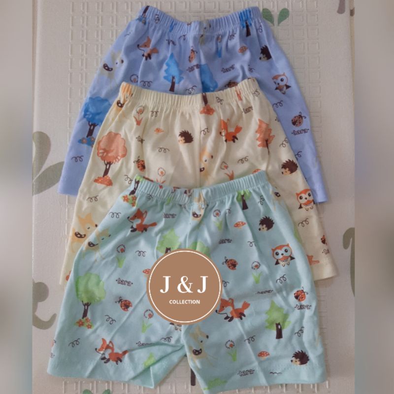 3 pcs Celana pendek Bayi TARA