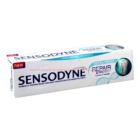 Sensodyne Extra Fresh Repair &amp; Protect 100gr Flouride Toothpaste For Sensitive Teeth Odol Memperbaiki Gigi Sensitif Untuk Gigi Pasta Gigi Sensitive Sensodain Toothpaste Tooth Paste