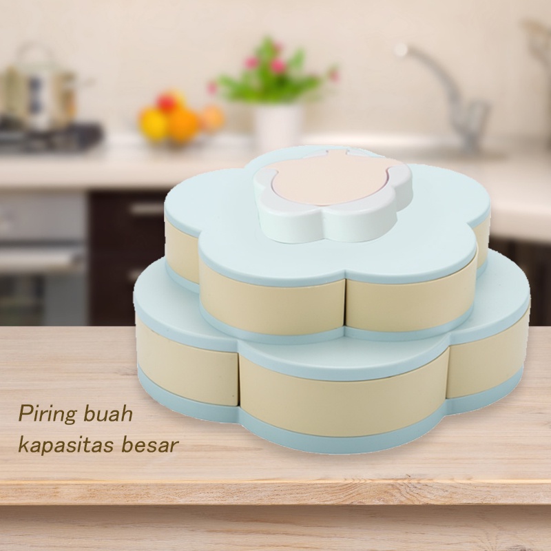 TOPLES BUNGA 2 TINGKAT / TPLES PUTAR BENTUK BUNGA