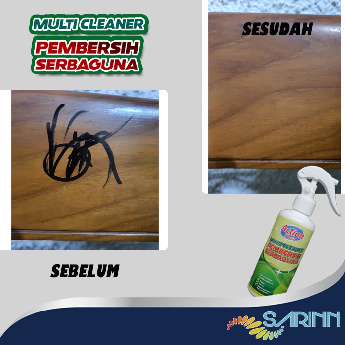 Pembersih Noda Pulpen Tinta Bekas Lem Lakban Serbaguna Action Klean Multi Cleaner