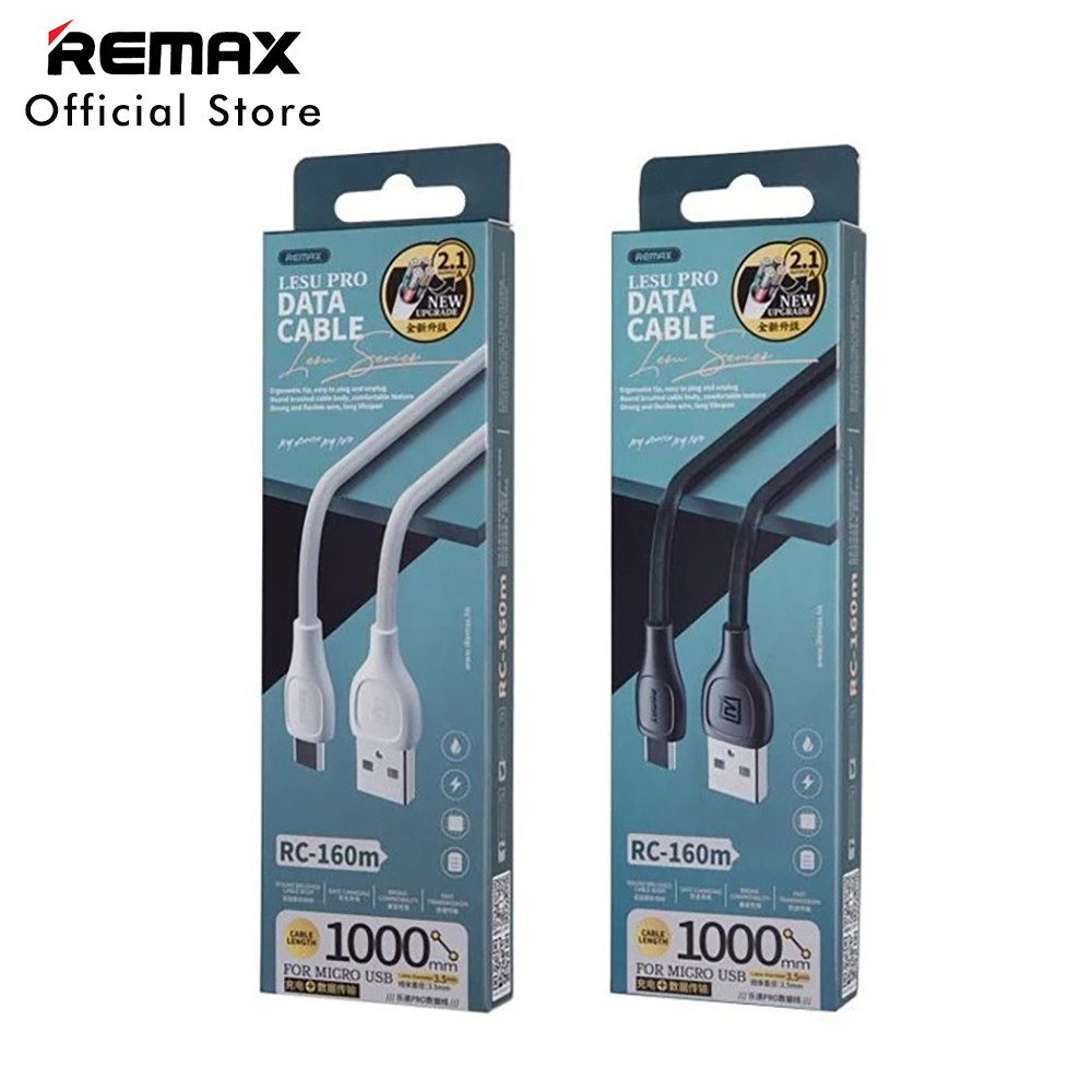 REMAX Lesu Pro Kabel Data Charger Micro USB 1m RC-160M