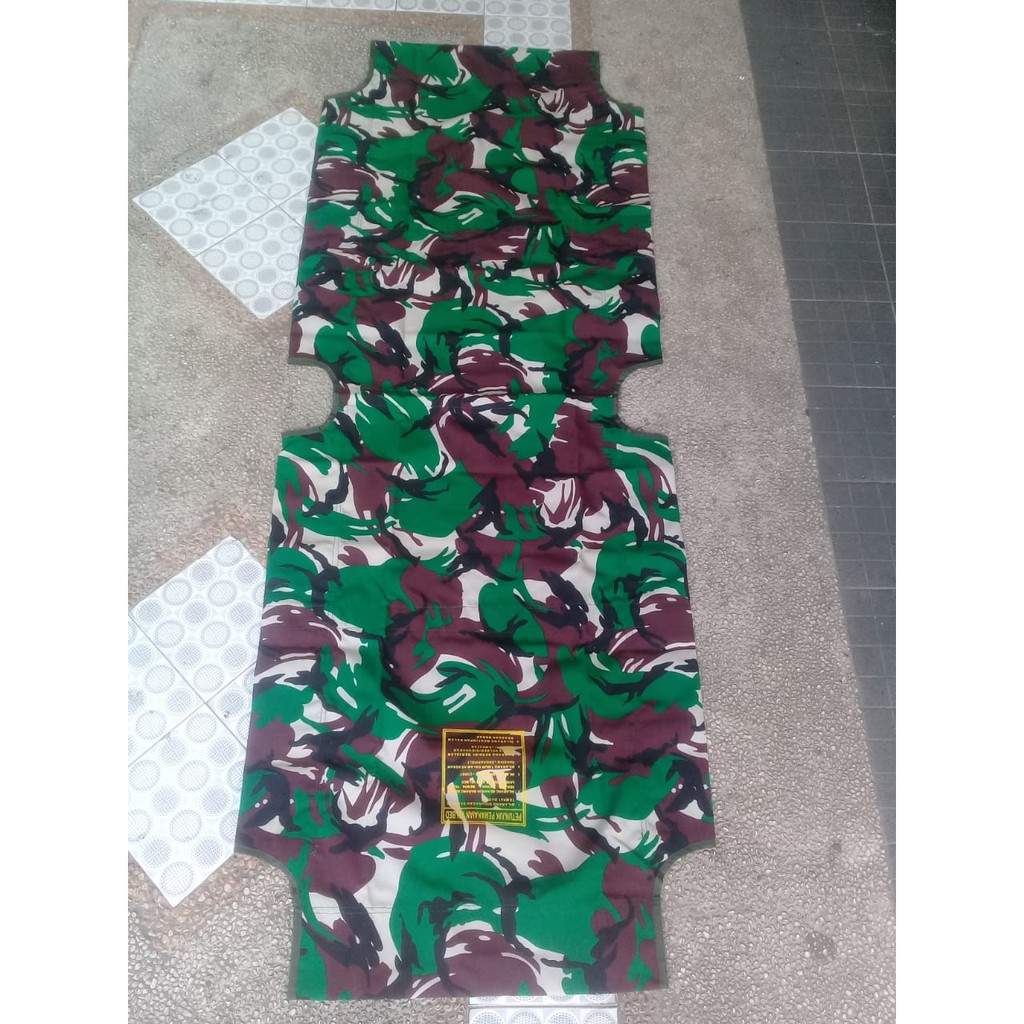 SKD DAUN VELBED TNI bahan filamin standar tni - LORENG