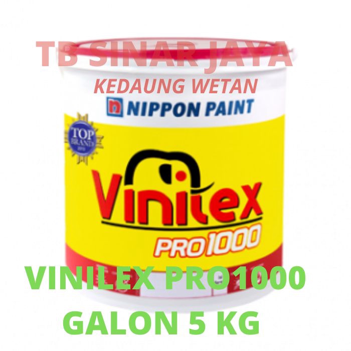 Cat Tembok Vinilex Pro 1000 Putih (5 Kg)