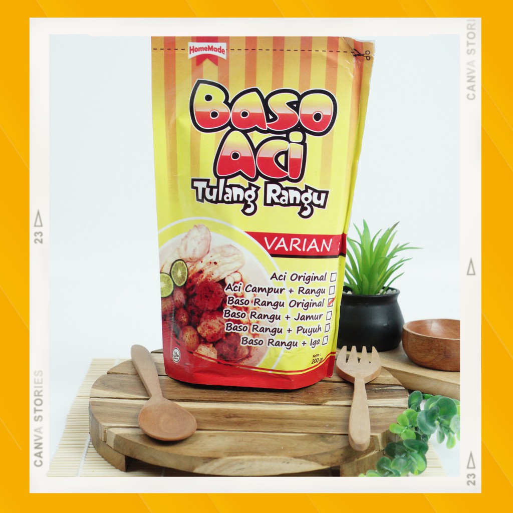 

BASO ACI TULANG RANGU - HOMEMADE - 100% HALAL