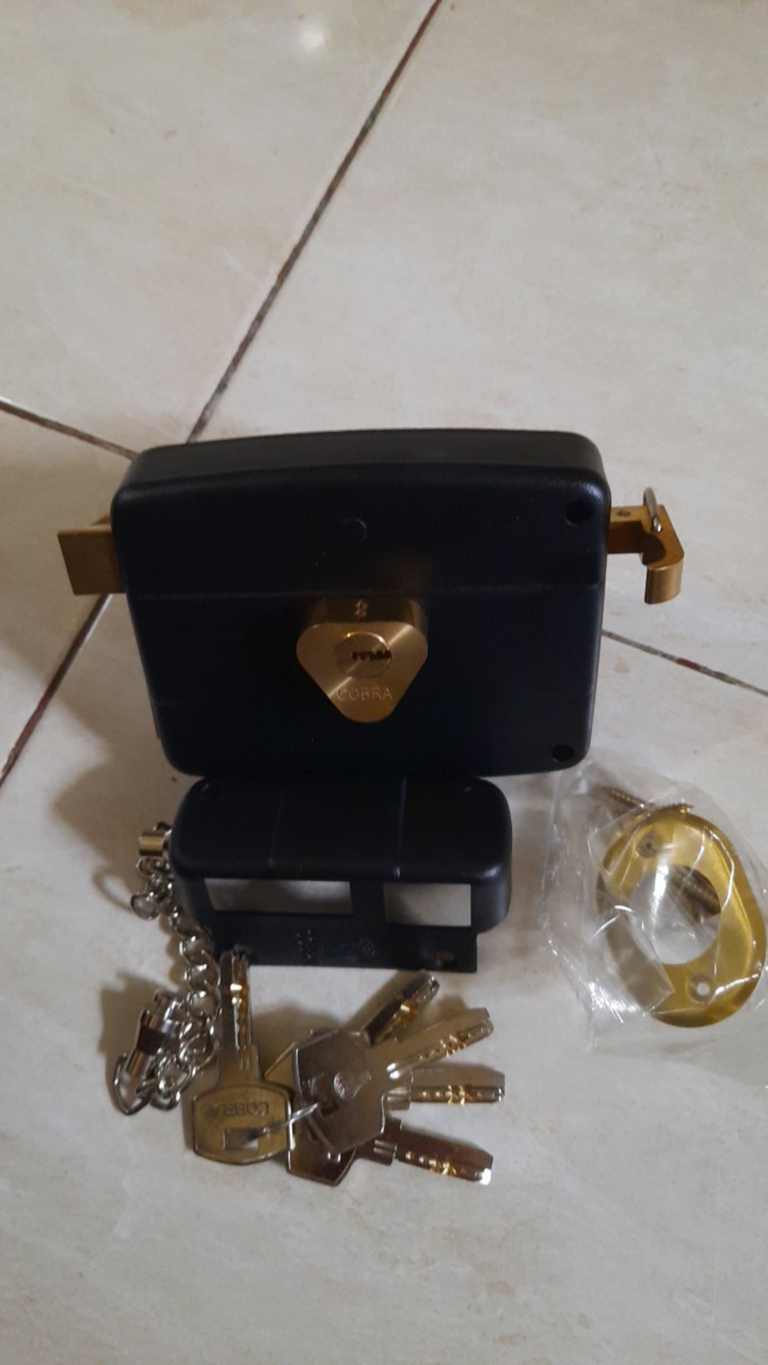 Kunci Otomatis Pintu Besi Gerbang Henderson Cobra Hitam Computer Key