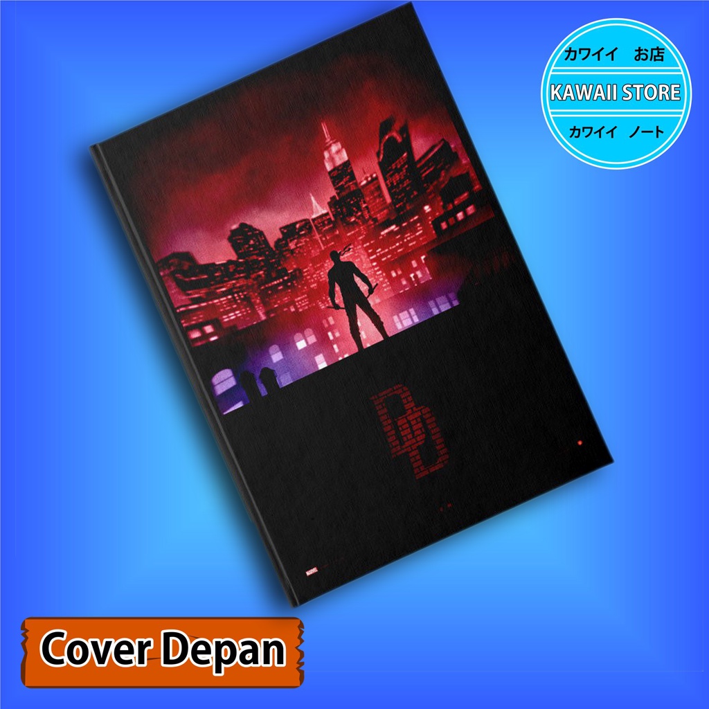 

Notebook / Pocket book Hard Cover Film Marvel DAREDEVIL D uk A5 & A6 / Notes Book