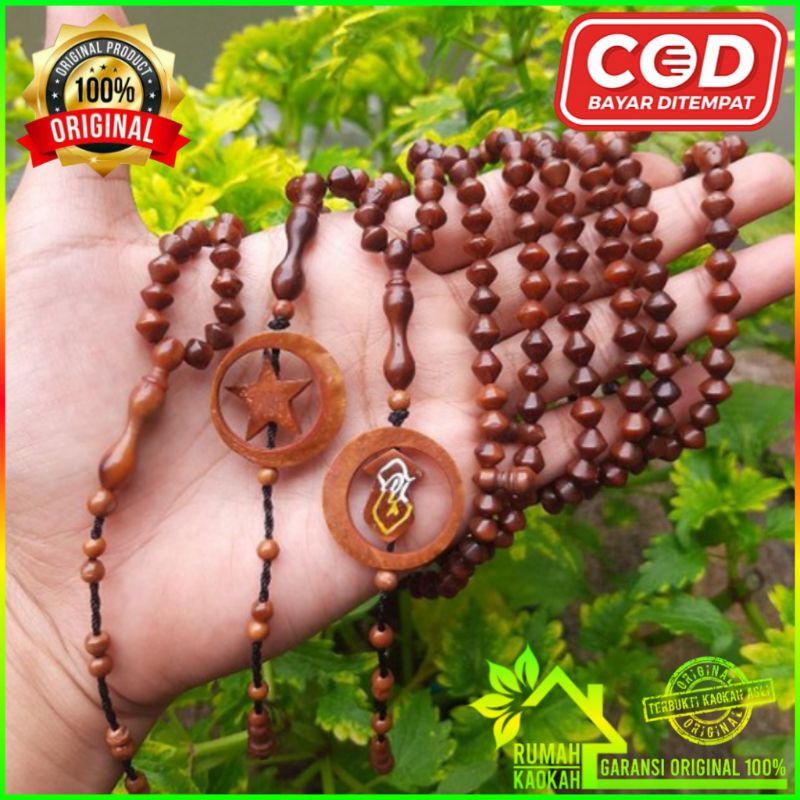 Jual Tasbih Kayu Kokka Kaukah Kaokah Kokah Wajik 99 Butir Asli 100% ...