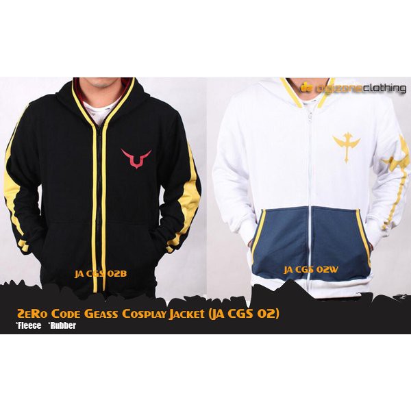 Jaket Anime Game Jaket Zero Code Geass Cosplay Putih - JA CGS 02W