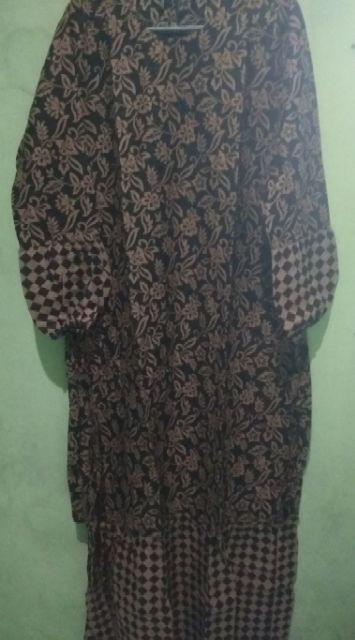 Gamis Batik Lawasan Jumbo Ld 108-110cm