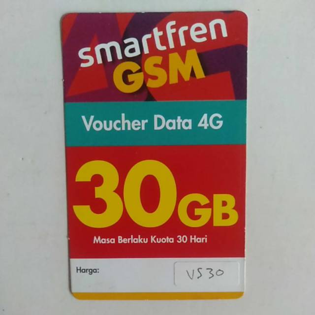 VOUCHER SMARTFREN 30GB (VS30)
