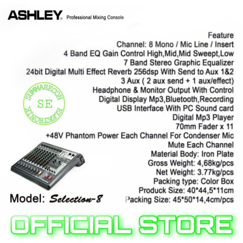 mixer audio 8 channel original ashley selection 8 usb bluetooth recording