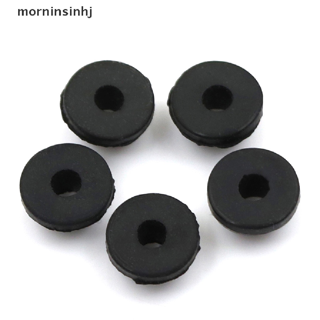 Mornin 50pcs / Set Jarum Mesin Tato Bahan Karet Silikon Warna Hitam