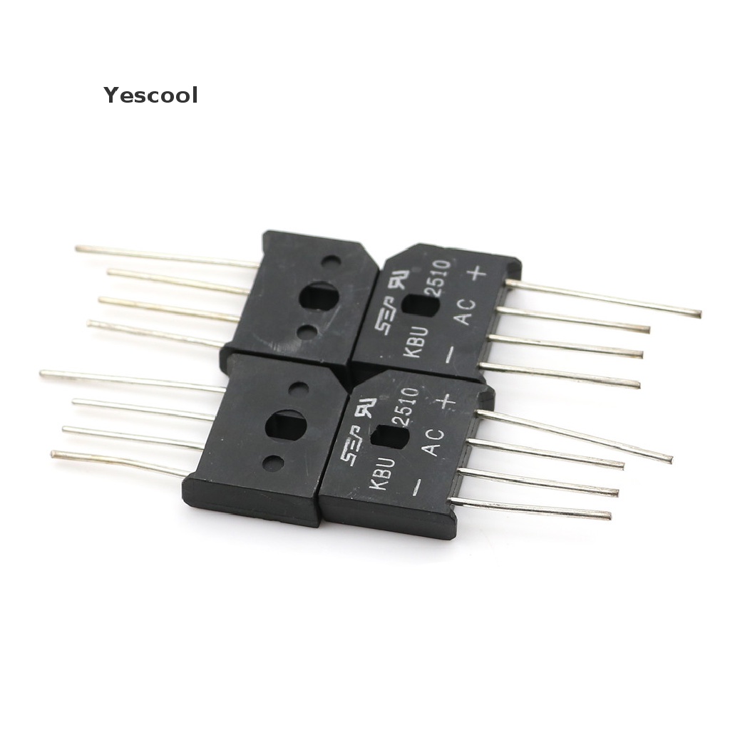 Yescool 5Pcs Dioda Bridge Rectifier 25A 1000V KBU2510