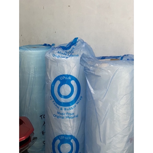 BUBBLE WRAP PUTIH MERK U PACK TERMURAH ORIGINAL MATERIAL 125cm x 50m