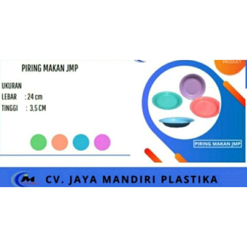 PIRING MAKAN PLASTIK JMP (1 PCS)