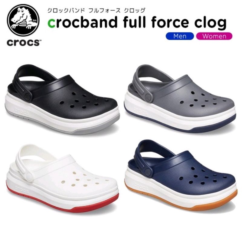 Sandal pria wanita / Sandal Crocs crocsband full force unisex