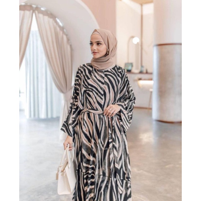 Kain Shakila Motif Zebra Kualitas premium harga setengah meter