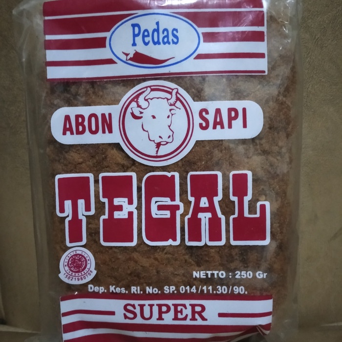 

ABON- ABON SAPI PEDAS CAP TEGAL - 250GR HALAL ENAK KUALITAS SUPER -MAKANAN-KERING.