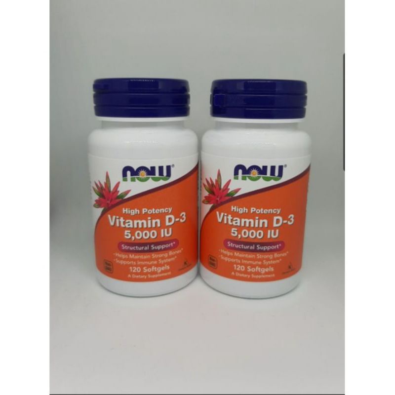 Now Vitamin D3 5000iu Highest Potency Original Tingkatkan Imunitas Tubuh 5000iu 5000 IU