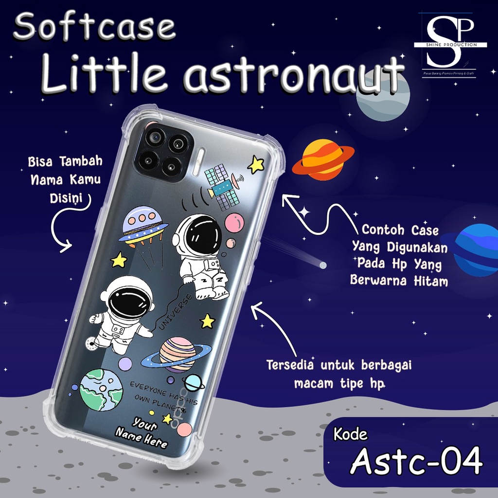 Case Astonaut Iphone Samsung Vivo Pocofone Xiaomi Lenovo huawei