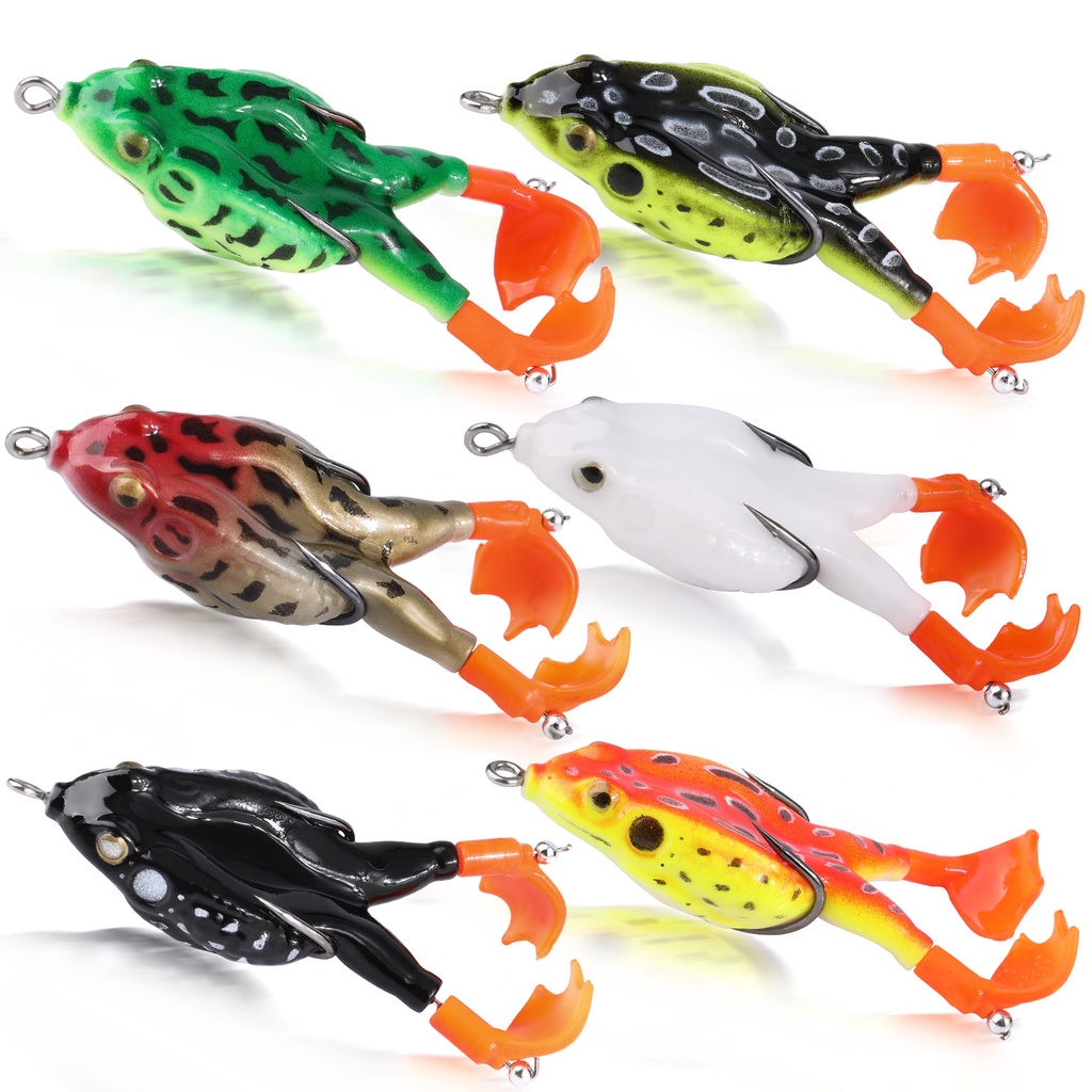 1 PC Katak Memancing Umpan Berputar Kaki 9 Cm/13G Thunder Frog Lure Baru Lembut Umpan Umpan Thunder