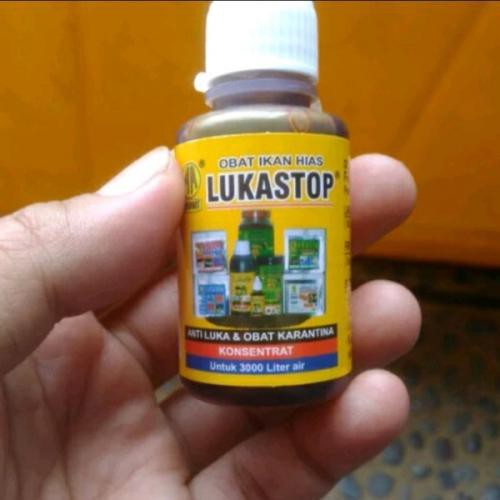 Lukastop Luka Stop 30ml Obat Luka ampuh original Jamur Cair ikan Hias koi cupang lohan koki