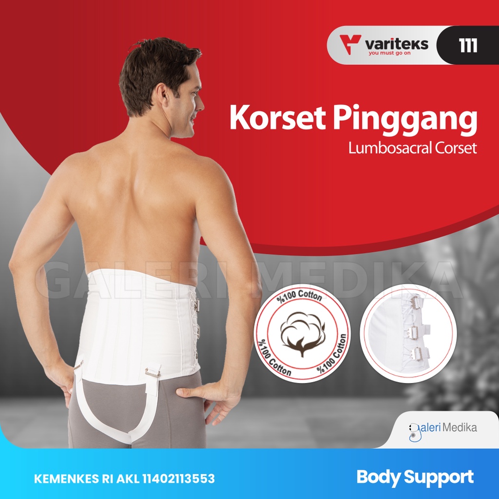 Korset Nyeri Hernia, Lumbago, Sciatica Variteks 111 Lumbosacral Corset - Korset Nyeri Pinggang