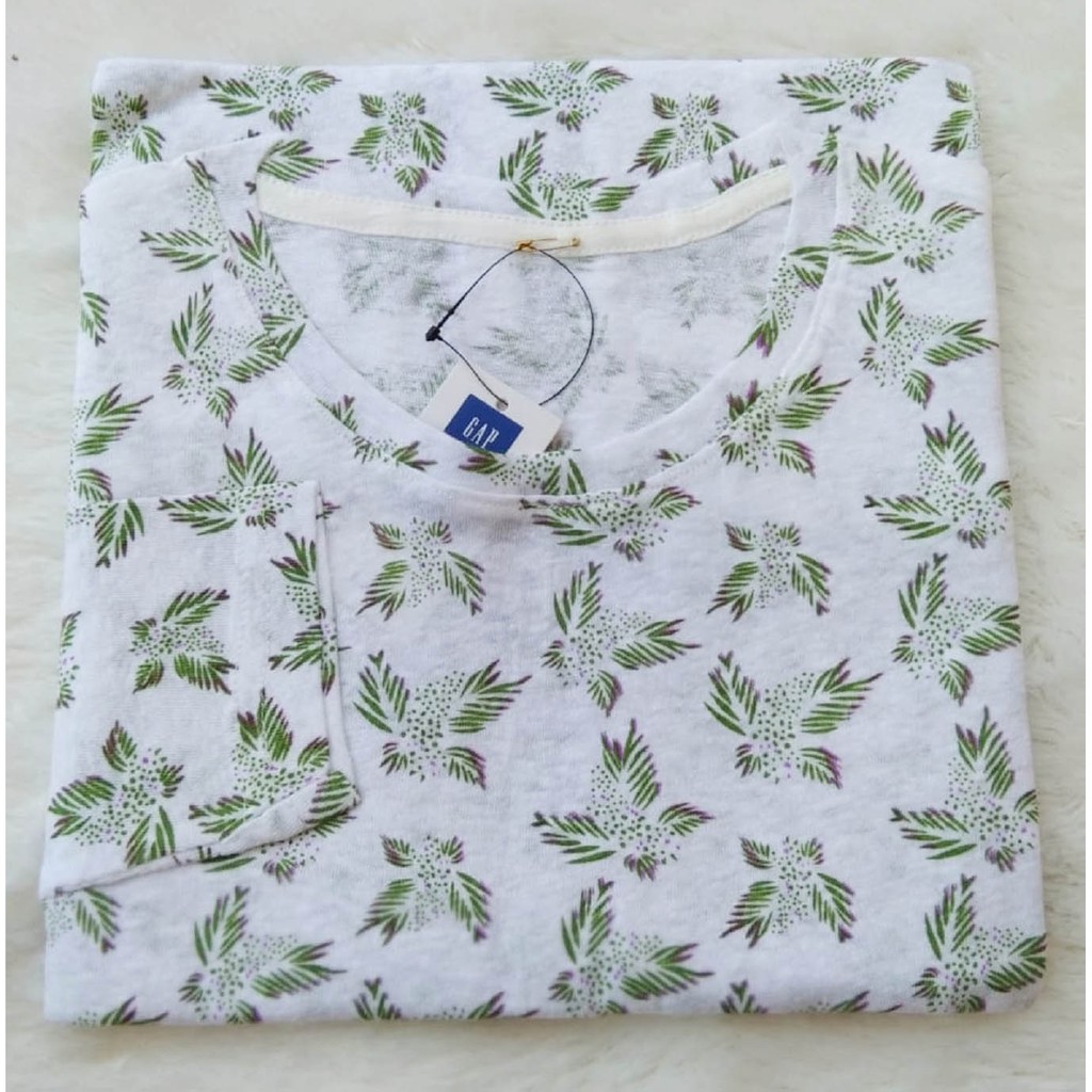  GAP  Motif FIR Long Sleeve Kaos  Lengan  Panjang  Shopee 