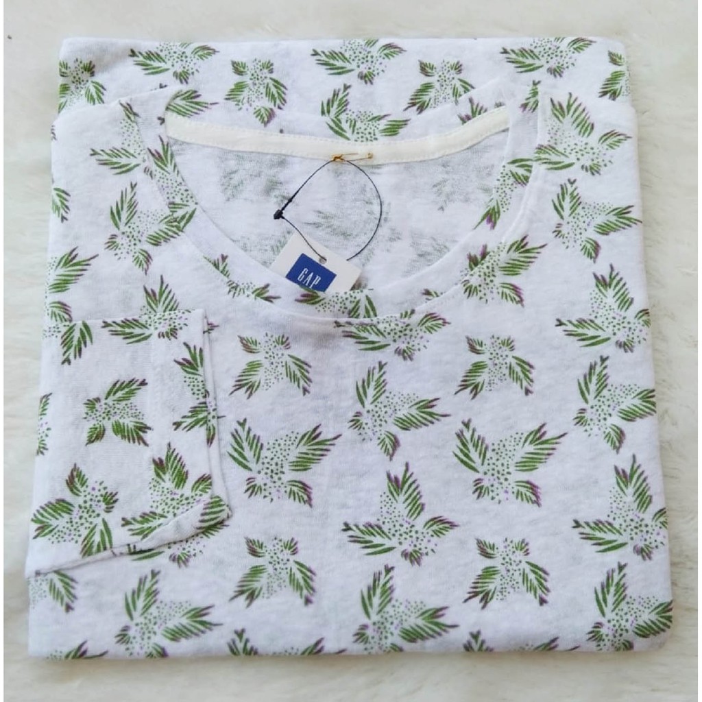  GAP  Motif FIR Long Sleeve Kaos  Lengan  Panjang  Shopee 