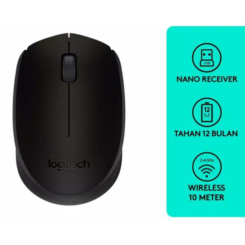 Logitech M170 Wireless Mouse [ Garansi Resmi ]