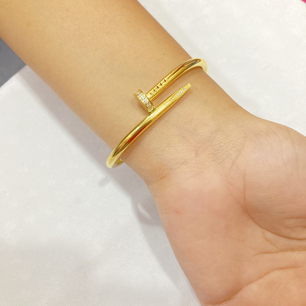 noin_acc Gelang Titanium Bangle Anti Karat Aksesoris Fashion